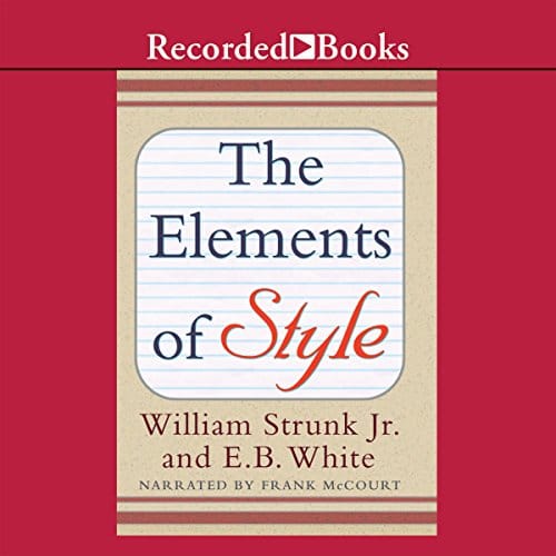 william strunk jr and eb white the elements of style